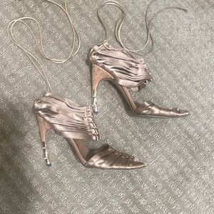 Rare Tom Ford Gucci satin gladiator heels